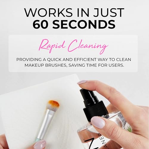 ISOCLEAN Professional Brush Cleaner 3 fl oz - Paradise - Makeup Brush Cleaner for Cosmetic Tools, Cleans Bristles, Scented No-Rinse Formula Dries in 60 Seconds, Vegan, Not Tested on Animals, Spray Top - Thumbnail 5