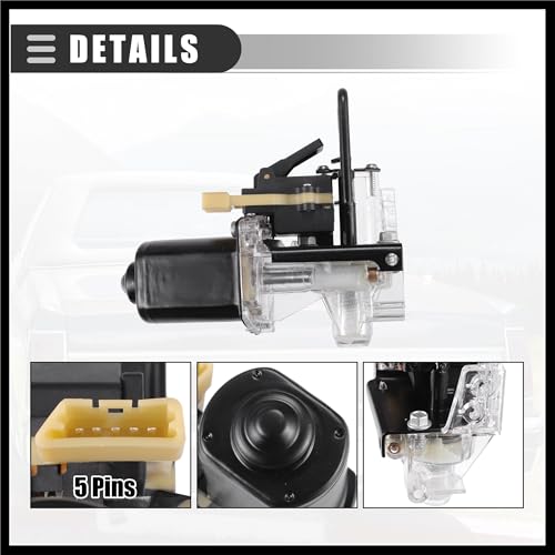 Hihaha Trunk Pull Down Motor, Rear Trunk Release Tailgate Lock Motor, for Lincoln Town Car 1985-2002, Metal Plastic, Black Durable Material by Hihaha - Image 4