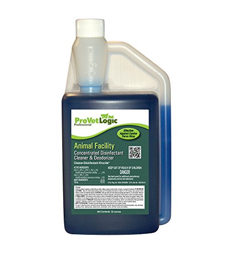 ProVetLogic AcuPro Animal Facility Disinfectant, Concentrated Disinfectant, Cleaner and Deodorizer, Effective Against Canine