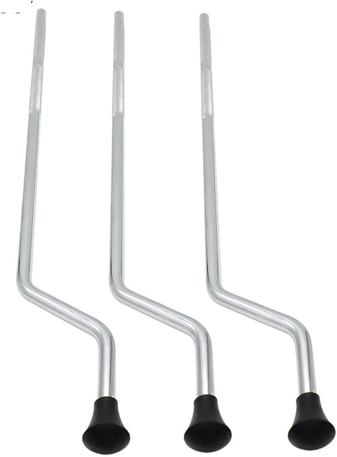 3Pcs/Set of Drum Legs Floor Tom Legs Tripod Drum Support Foot Bass Drum Kit Leg Percussion Instrument Replacement Accessories