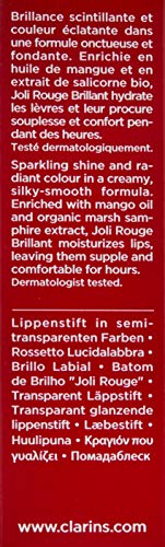 Clarins Joli Rouge Rossetto, 744 Soft Plum, 3.5 g