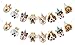 Uniwish Dog Faces Banner Garland Dog Theme Birthday Party Supplies for Boys Girls Puppy Dog Party Decorations Pet Dog Birthday Banners Hanging Decor