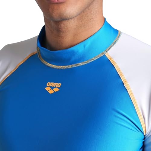 Camiseta rash guard de hombre transpirable y elástica para piscina 6