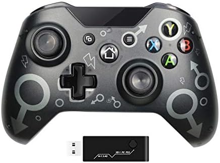 2.4G Wireless Controller for Xbox One Console for PC for Android Joypad Smartphone Gamepad Joystick for X Box One (Black)