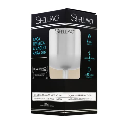 Taça Térmica com Tampa 530ml para Gin Cor:Cobre