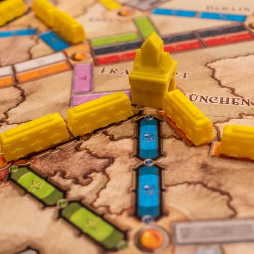 Galápagos, Ticket to Ride: Europa, Jogo de Tabuleiro para Família, 2 a 5 jogadores, 30 minutos por p