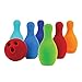 6 Pin Bowling Set Soft Natural Rubber Foam Active Toy For Kids Toddler's 6 Pin Bowling Pin and Ball Set Made of Natural Rubber Foam! Small Pins and Ball for Babies and Little Children to Play - Safe for All Ages
