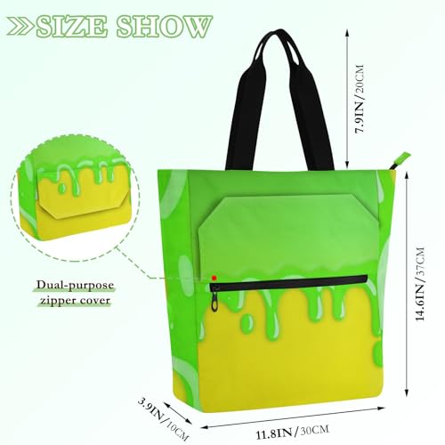 Bolsa de mano para los amantes de los libros con estampado urbano multicolor 4