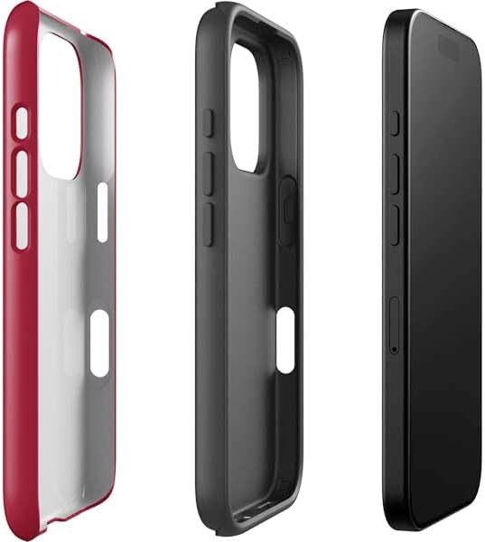 Skinit Impact Phone Case Compatible with iPhone 16 Pro - Officially Licensed Indiana University IU Logo Design