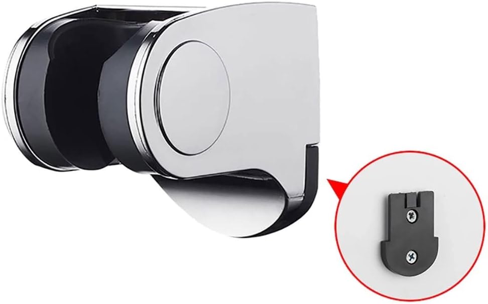 Shower Handset Holder Wall Mount Adjustable Suction Bracket Polished Lightweight Robust