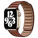 Produktbild AIYIRUO Kompatibel mit Magnetischem Apple 7 Watch Armband Leder 45mm 44mm 41mm 40mm mit Magnetverschlusssystem für iWatch Armband Series 7/SE/6/5/4/3/2/1