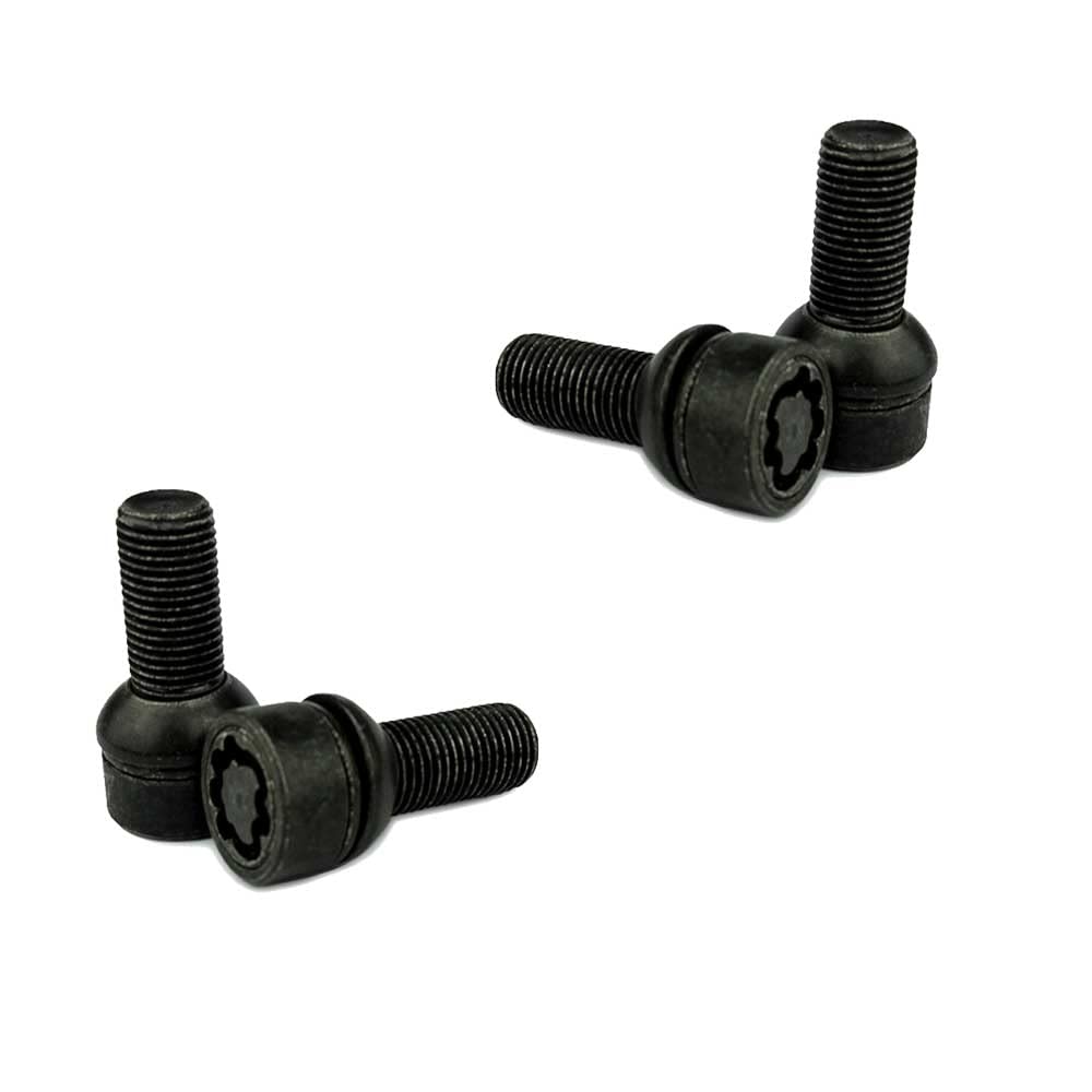 Tornillos antirrobo asiento esférico R13 2-pcs. M14x1,5 28mm FSS-1297B compatible con VW Amarok Beetle Bora Kombi Caddy III Kasten Caddy III Kombi Corr