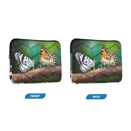 Funda para portátil de 13-14 pulgadas con mariposas, resistente al agua miniatura 2