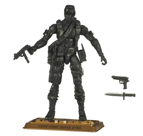 GI Joe 25th Anniversary Hall of Heroes - Snake Eyes In All Black