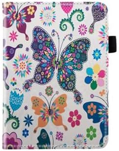 Luxury Case for Kindle Paperwhite 6.8 Inch, Butterfly Floral Design, Hand Strap Cover, Compatible with M2L3EK