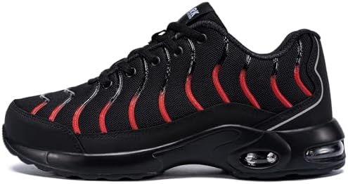 LARNMERN werkschoenen veiligheidsschoenen heren dames werksneakers comfortabel stalen neuzen schoenen licht ademend (Diepzwart,42EU
