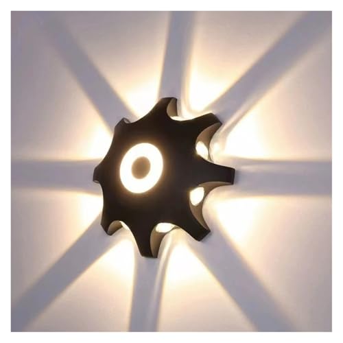 Applique extérieure LED blanche pour illuminer vos soirées de cour moderne - 6