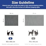 Petace Heizdecke Katze Outdoor, weiches Heizdecke Hund mit Schlauchwickel Kabel, Heizmatte für Katzen und Hunde, 50 x 40 cm, 40 Watt