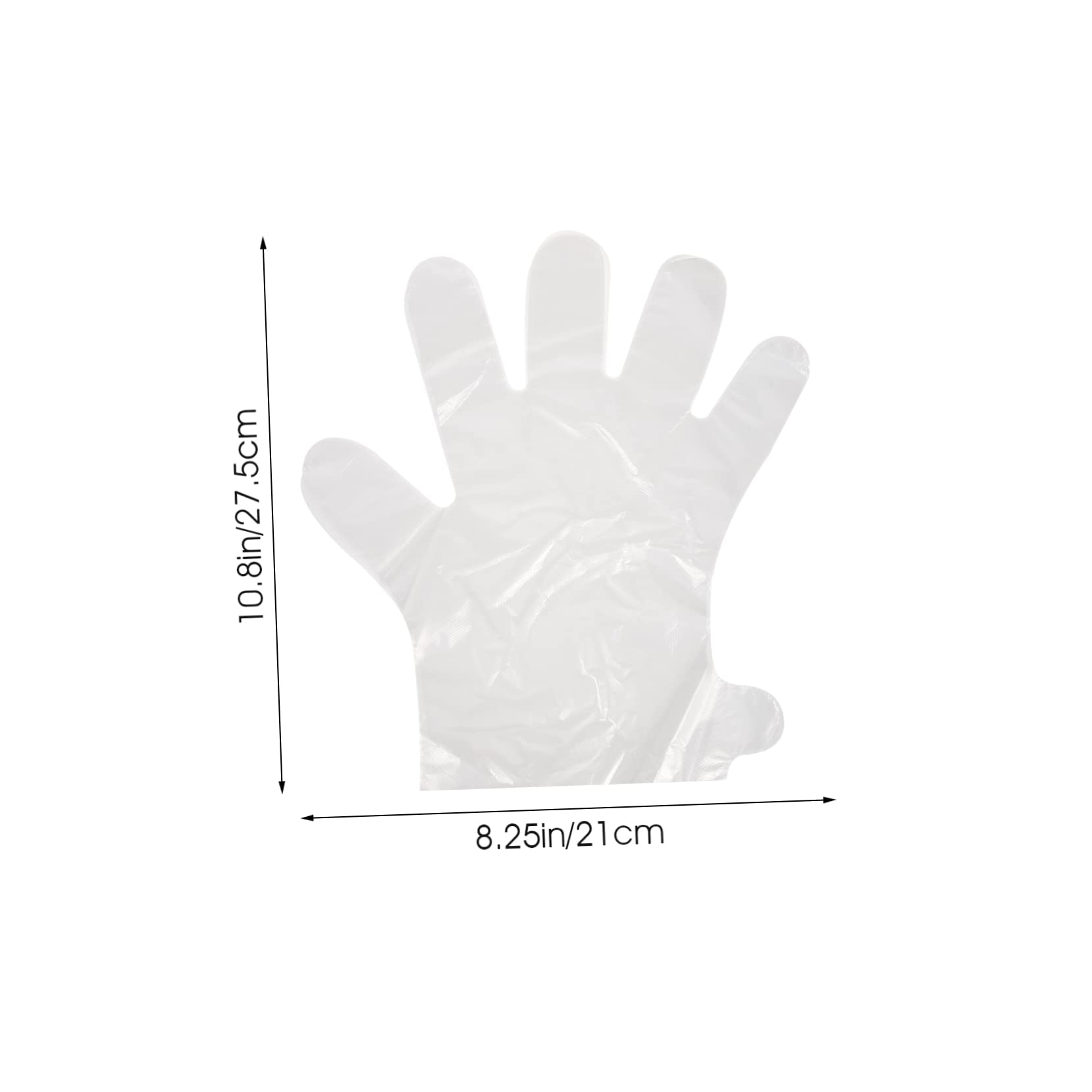 Sosoport 300pcs Household Gloves BBQ Gloves for Dishwashing for Grilling Strong Grip Kitchen Outdoor Use