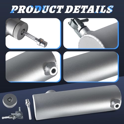 image for SJVLXHI silver Gas Tank Aluminum Cylinder 10