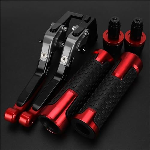 Leviers d'embrayage et poignées extensibles rouge pour restaurer Versys 650