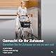 Helavo schmaler Wohnungsrollator - 53 cm breiter Rollator für Wohnung - Indoor-Rollator mit Tablett und Transportkorb