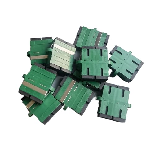 Adaptateur fibre optique SC-SC monomode duplex raccordement jarretière FTTH coupleur 10 pièces