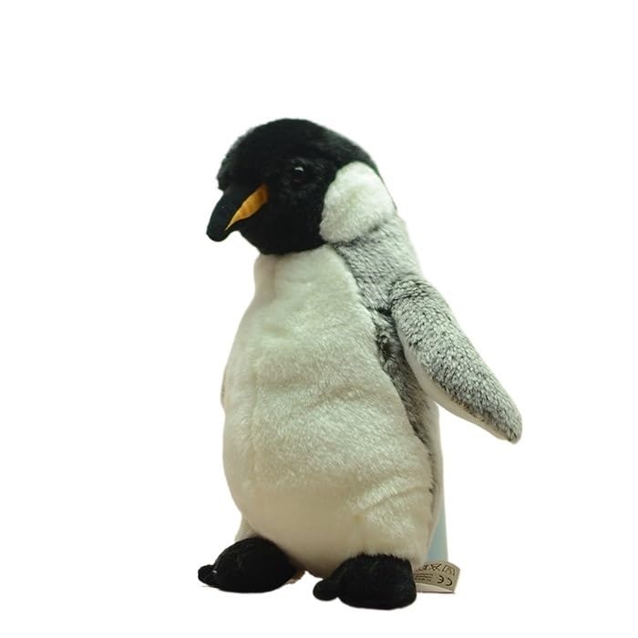 Peluche pingouin empereur oiseau arctique réaliste cadeau pour passionné