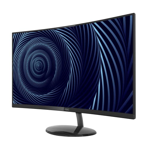 Aoc Cu32V3 32" Super-Curved 4K Uhd Monitor, 1500R Curved Va, 4Ms, 121% Srgb Coverage / 90% Dci-P3, Hdmi 2.0/Displayport, Vesa, Black #TOP3
