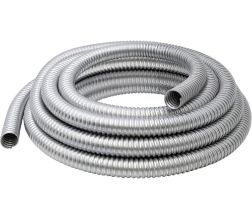 1 inch x 40 feet flexible electrical conduit, galvanized iron access line duc
