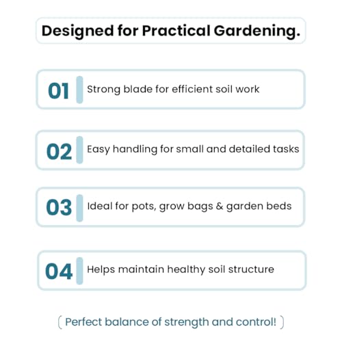Image of IFFCO Urban Gardens - Rust-Free, Heavy-Duty Gardening Tool for Terrace & Home Gardening (Weeder)