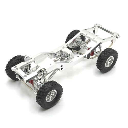 Pièces de rechange de voiture MN82 LC79 kit de cadre de châssis en métal argent