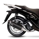 VESPA GTS 125 i.e. LEOVINCE SBK NERO 1/1 HONDA SH125i INOX