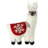 Llama Christmas Ornaments, Felt Christmas...