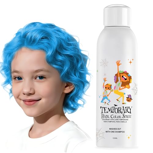 Spray Temporal para Cabello Azul 150ml miniatura 1