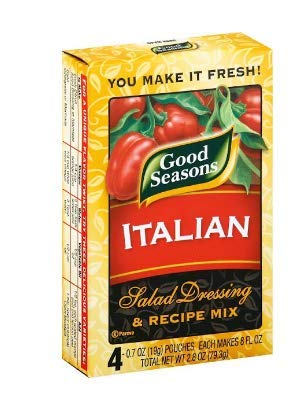 Good Seasons Salad Dressing & Recipe Mix .6-.75oz Packets (Pack of 12) (Italian .7oz)