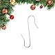 Gallop Chic 300 Kugelaufhänger S-Haken in Silber, S Haken Klein Schnellaufhänger für Weihnachtsbaumschmuck, Doppelhaken für Weihnachtsbaum, Perfekt für Weihnachtskugel Deko-Anhänger, Wiederverwendbar