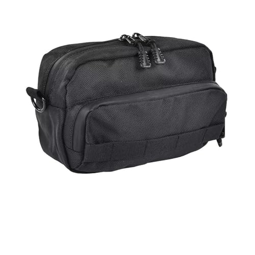 Bolsa de manillar para motocicleta sportsters y e-bike con correa de hombro