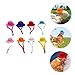 Happyyami 8pcs Adorable Adjustable for Pets Colorful Wear-Resistant Bird Accessories for Festivals Parties and Creative Dress-up