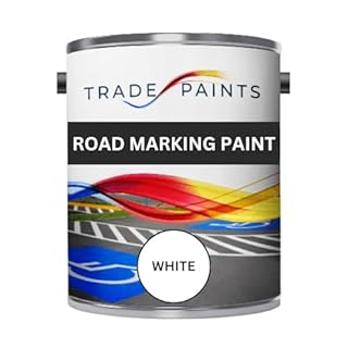 Heavy Duty Road Line Car Park Marking Paint (5 Litre, White)