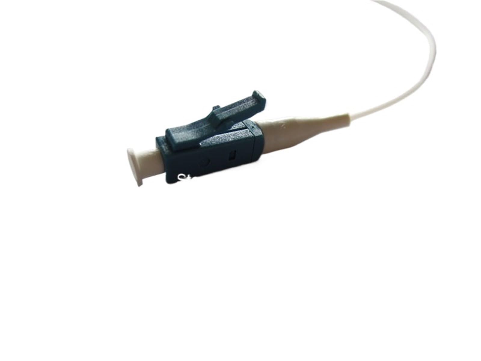 50 unidades/lote SM SX PVC 0,9 ​​mm 1,5 metros LC/UPC fibra óptica Pigtail LC Pigtail