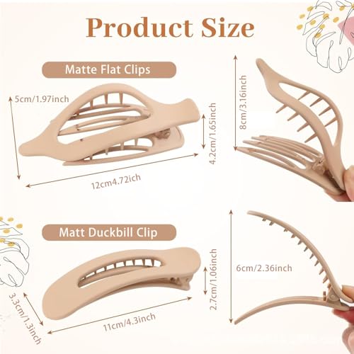 Non-Slip Hair Claws Black Hair Clips Large Hair Claw Clip Hair Clips for Thick Hair Women Hair Accessories for Women and Girls (HairclawLF) - Image 4