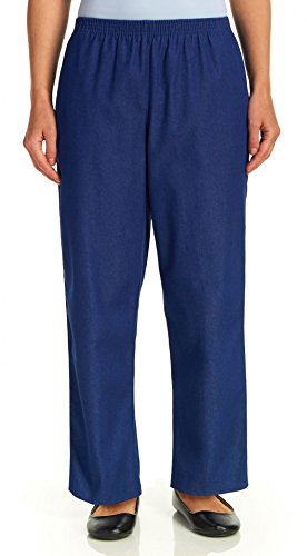 Alfred Dunner Womens Petite Solid Short Pant
