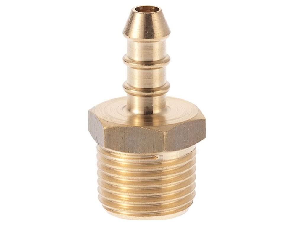 Cpuk Men's Orange 1/2" Bsp Threaded Fulham Nozzle For 8Mm Bore Propane Lpg Gas Hose