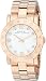 Marc Jacobs White Dial Rose Gold-Tone Stainless Steel Ladies Watch MBM3077