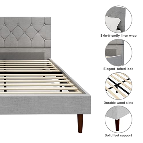 Yegee-Upholstered-Platform-Bed-Frame-Wood-Slat-Support-No-Box-Spring-Needed-Deep-Button-Tufting-Headboard-Solid-Wood-Foot-Grey-Queen