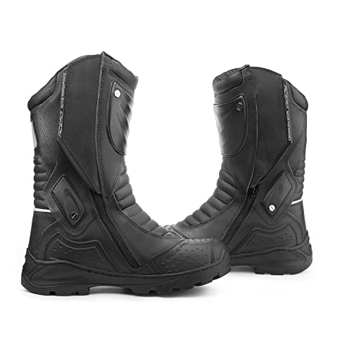 Bota Motociclista Motors Couro Acero Speed Solado Alto