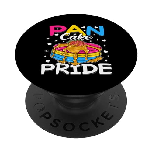 Orgullo Pansexual Divertida Tarta de Pan PopSockets PopGrip Intercambiable