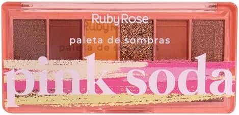 Paleta De Sombras Ruby Rose 6 Cores Matte E Cintilante - INTENSE ...
