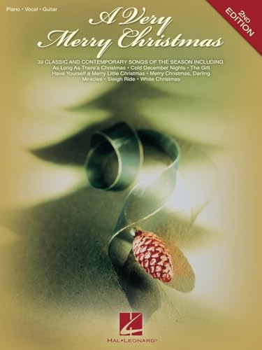 A Very Merry Christmas 2nd Edition | Holiday Sheet Music for Piano Vocal and Guitar | Christmas Songbook for Intermediate Musicians and Sing-Alongs | Classic and Contemporary Holiday Favorites